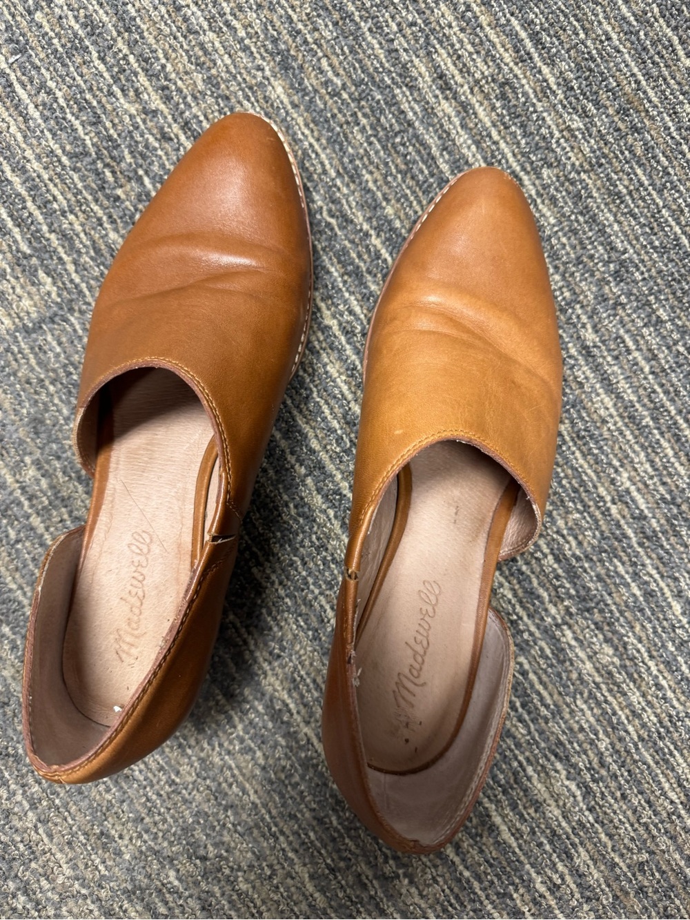 Madewell Lucie Shoe. English Saddle Leather, Caramel Brown 8.5 - Picture 2 of 6